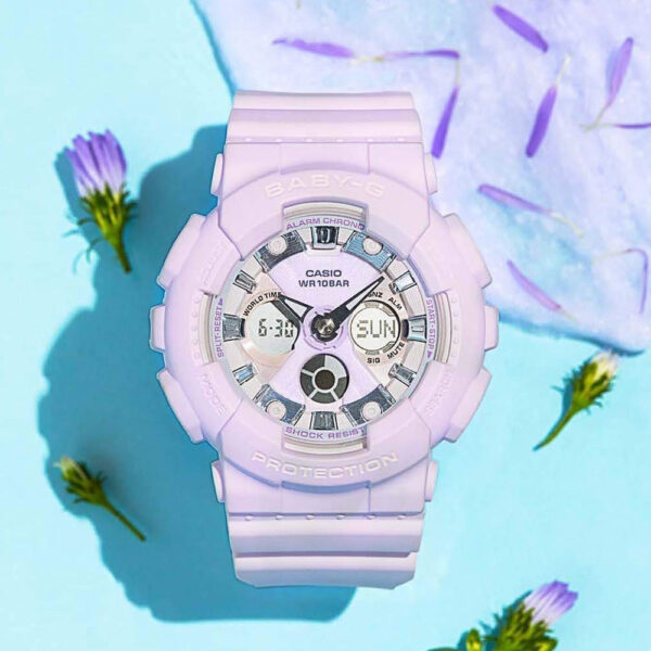 Reloj Baby-G deportivo correa de resina BA-130WP-6A - Imagen 2