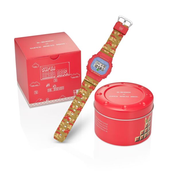 Edición especial Super Mario Brothers reloj G-Shock deportivo correa de resina DW-5600SMB-4 - Imagen 9