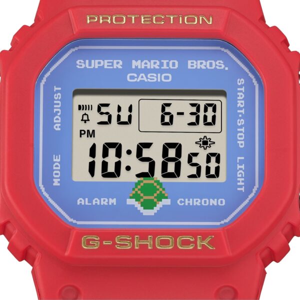 Edición especial Super Mario Brothers reloj G-Shock deportivo correa de resina DW-5600SMB-4 - Imagen 7