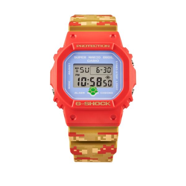 Edición especial Super Mario Brothers reloj G-Shock deportivo correa de resina DW-5600SMB-4 - Imagen 8