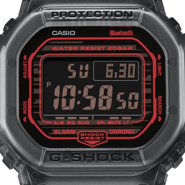 Reloj G-Shock deportivo correa de resina DW-B5600G-1 - Imagen 5
