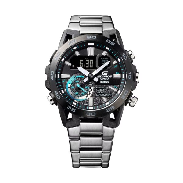 Reloj Edifice casual correa de acero inoxidable ECB-40DB-1A - Imagen 2