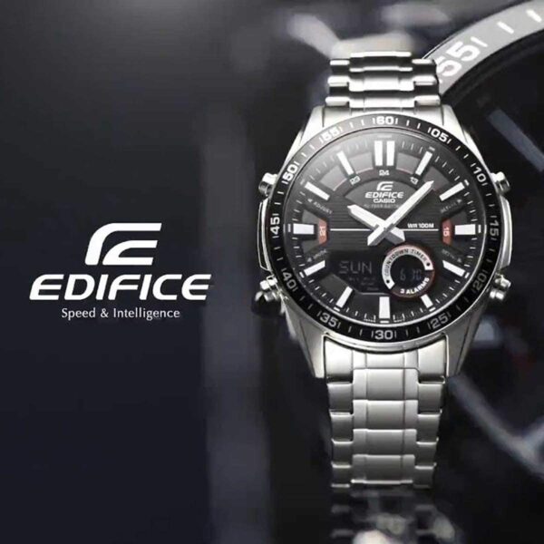 Reloj Edifice casual correa de acero inoxidable EFV-C100D-1AV - Imagen 3