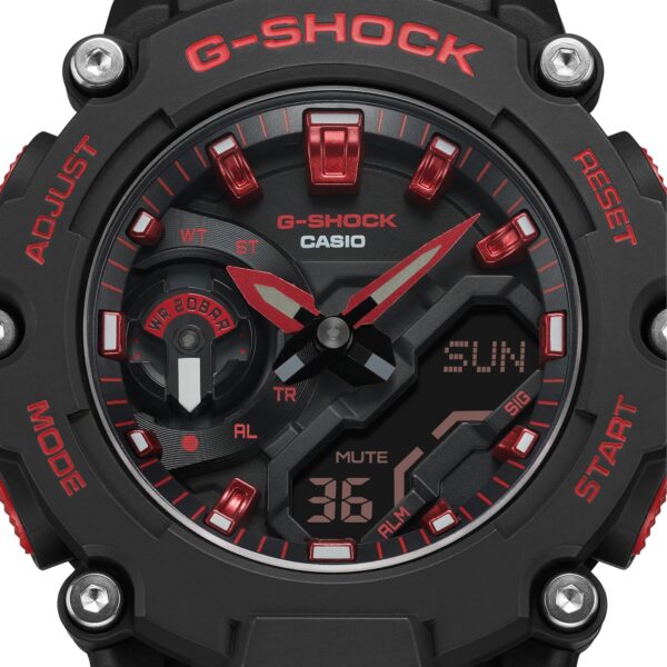 Reloj G-Shock deportivo correa de resina GA-2200BNR-1A - Imagen 5