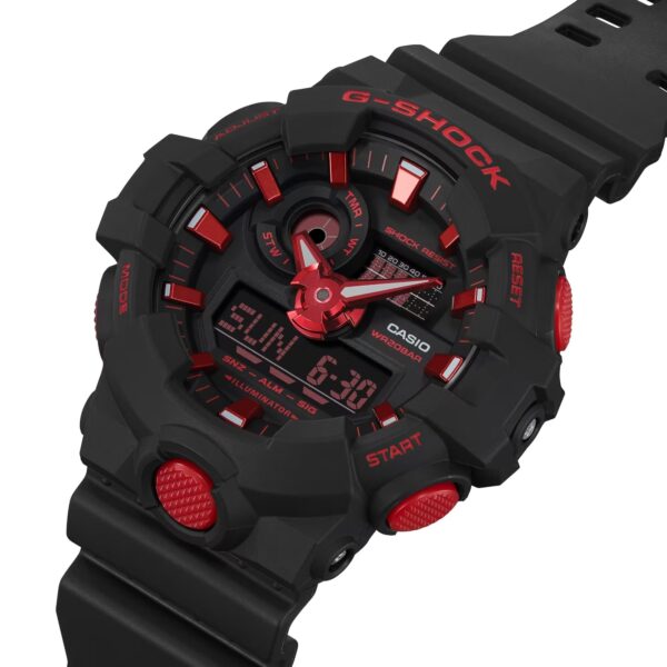 Reloj G-Shock deportivo correa de resina GA-700BNR-1A - Imagen 6