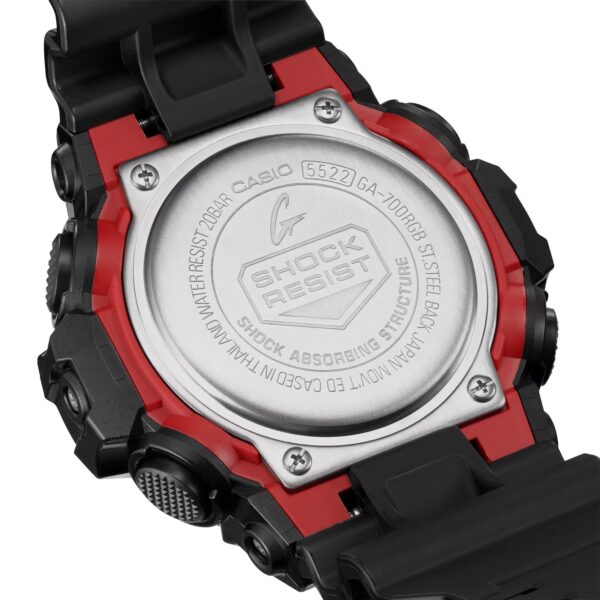 Reloj G-Shock edición Virtual Rainbow deportivo correa de resina GA-700RGB-1A - Imagen 8