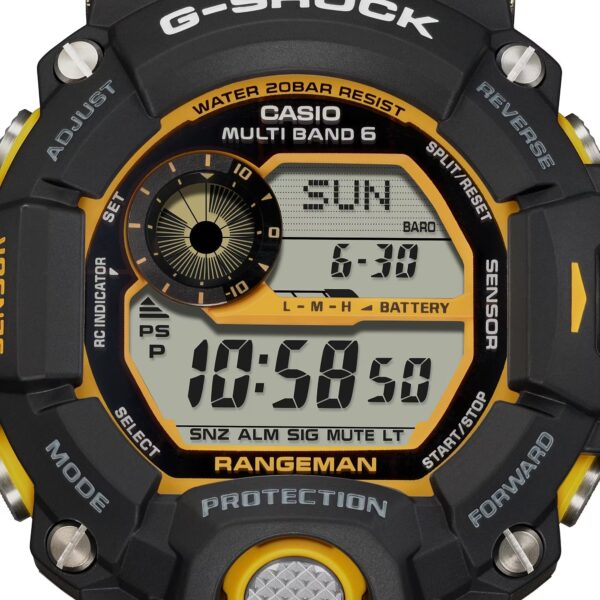 Reloj G-Shock deportivo MASTER of G correa de resina GW-9400Y-1 - Imagen 3